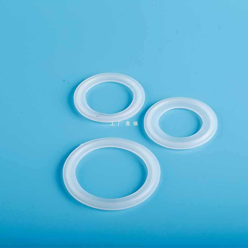 ✅不锈钢硅橡胶快装垫片卫生级圆形密封垫圈卡盘快接垫片卡箍活接
