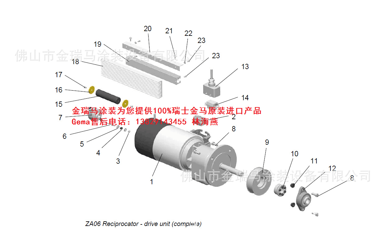 供应瑞士金马ZA06 Motor-gearbox unit电机 金马ZA06马达电机