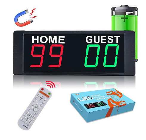 4자리 자기 충전 스코어보드(주문 시 사용 국가를 표시하세요)