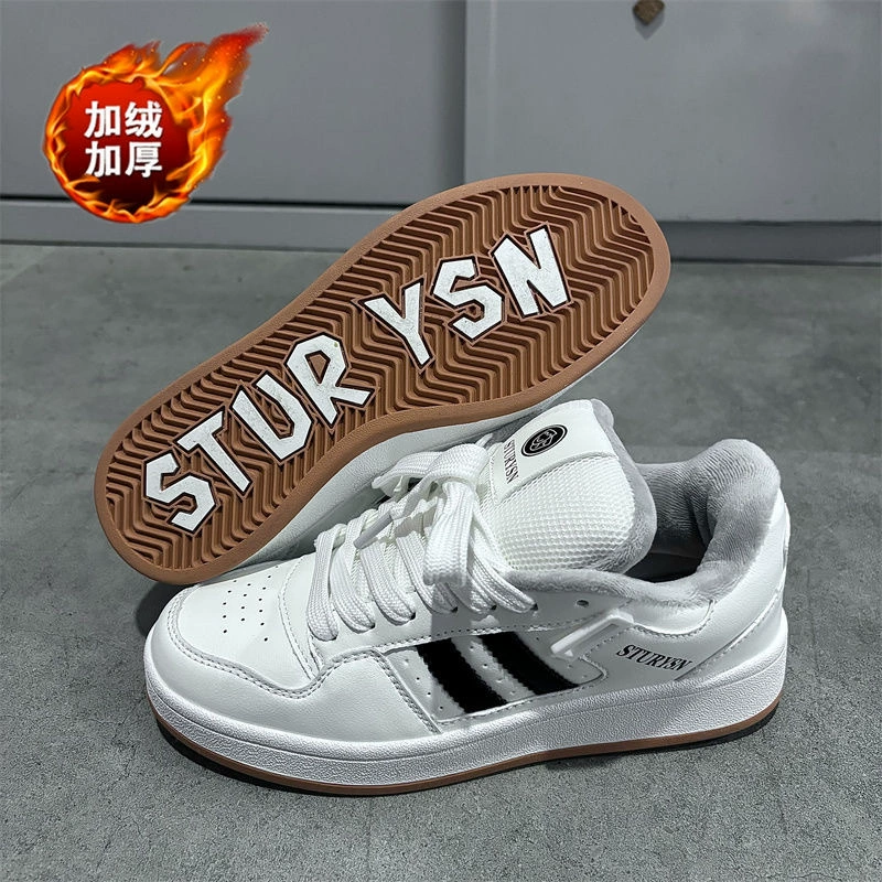 2024 осень и зима новая студенческая повседневная хлопчатобумажная теплая модная обувь для женщин s уличная стрельба, ретро-хлебная обувь