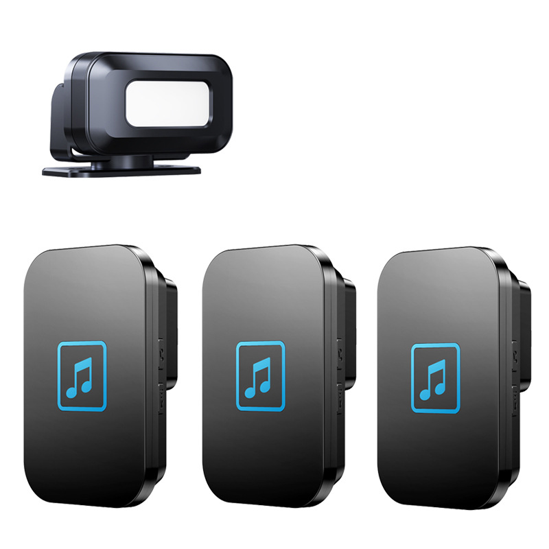 分体式红外线电子迎宾器感应器店铺进门你好欢迎光临感应门铃提示