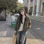 宽松美式冬季立领羽绒服