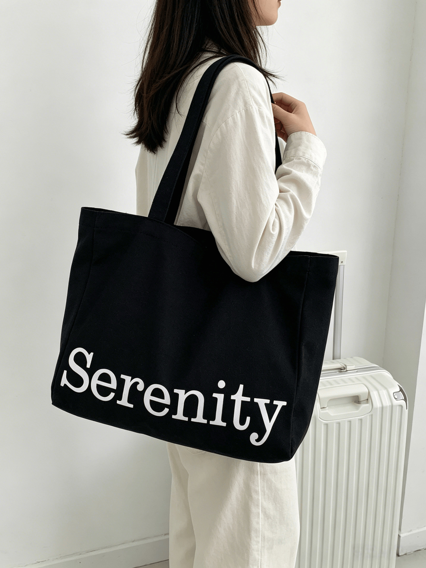 Capacious shopping bag