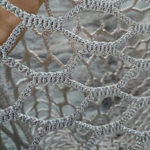 Color-changing nylon safety protection net anti-fall net climbing net jungle magic net nylon net