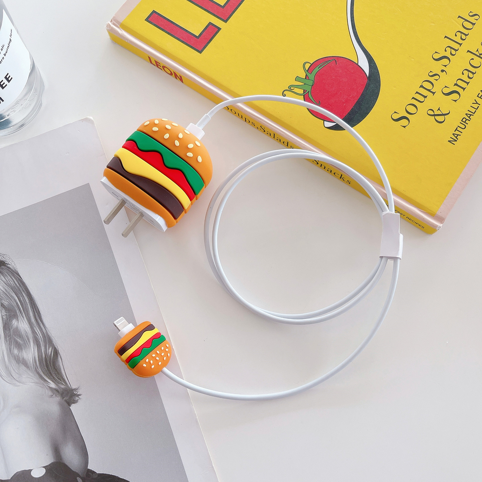 Hamburguesa (Cabeza Grande y Pequeña + tubería de línea de color de 1,4 M + cinta)