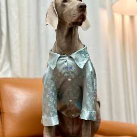 狗狗衣服大型犬夏季薄款宠物睡衣萨摩耶杜宾金毛拉布拉多大狗衣服