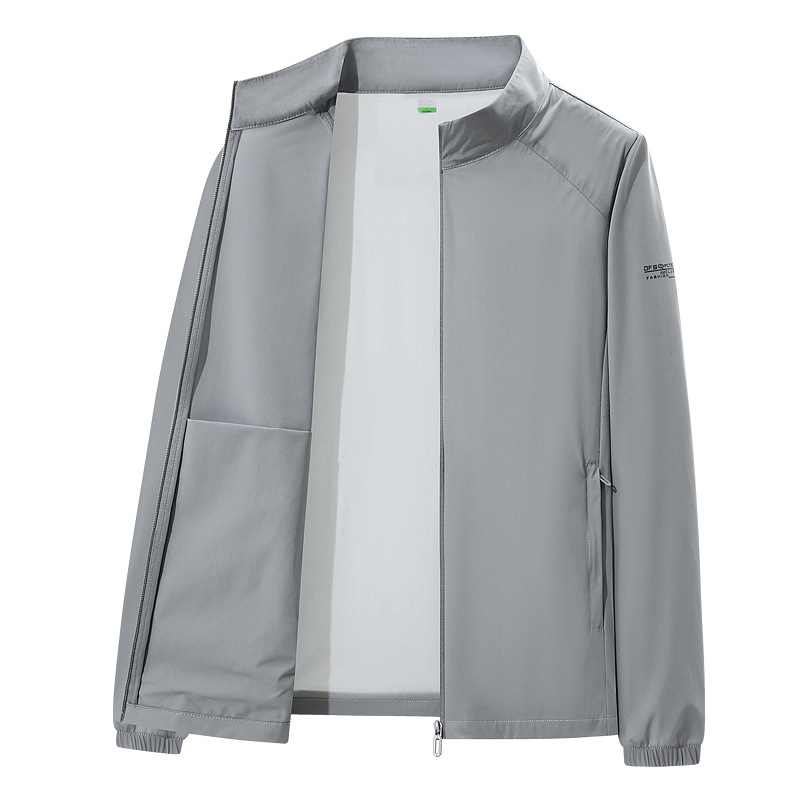 2025 nueva ropa de protección solar de verano para hombres y mujeres al aire libre anti-UV ropa de piel marca de moda de color sólido