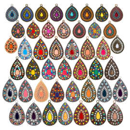 DIY热卖复古耳环滴油精致小巧饰品配件波西米亚流行配饰批发义乌