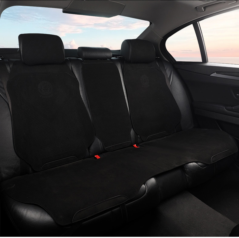 Suede Half Surround Seat Cushion Breathable Car Seat Cushion