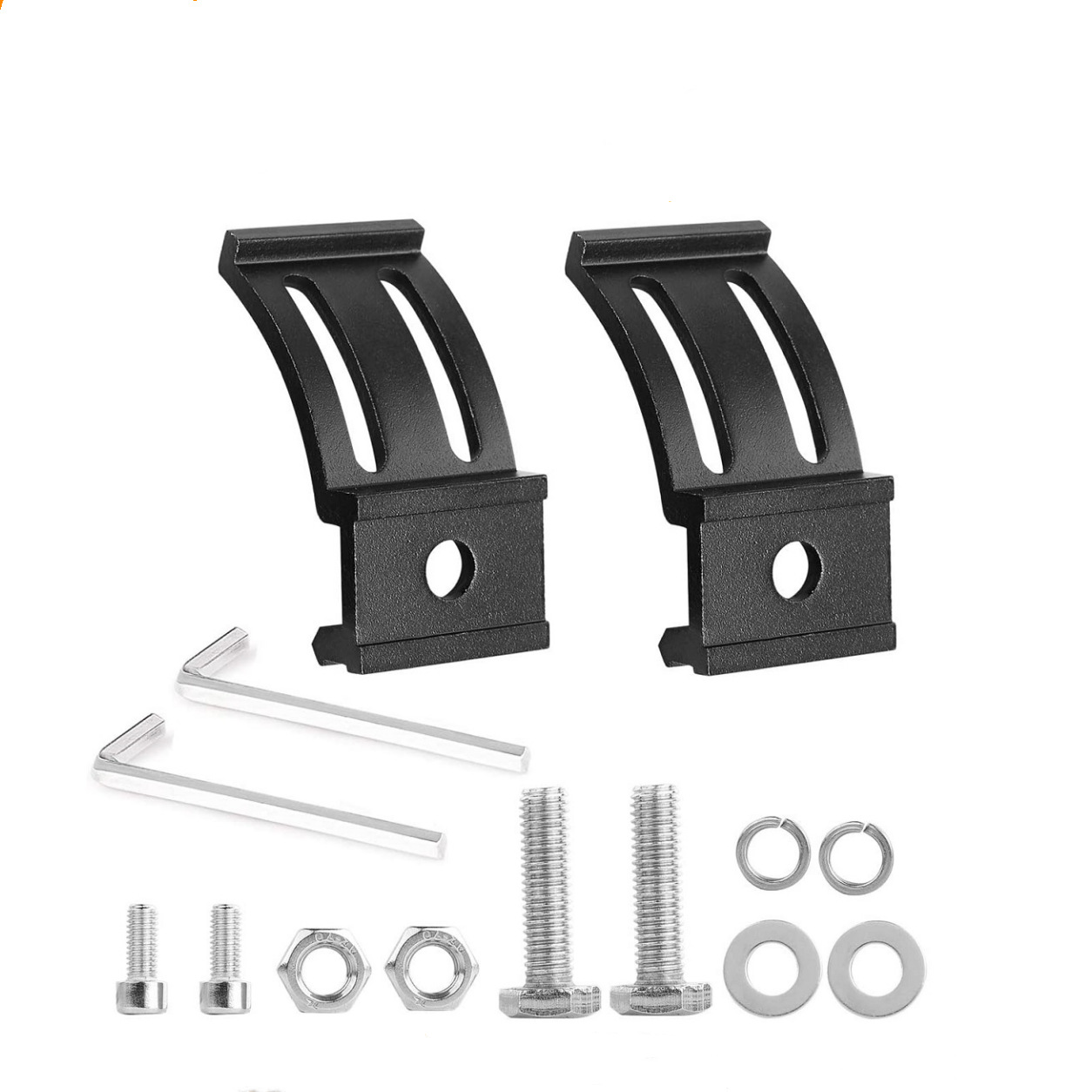 Motorcycle Accessories Car Led Long Spotlight Modification Bracket Mounting Base Side Bracket L-Shaped Sliding Bracket
