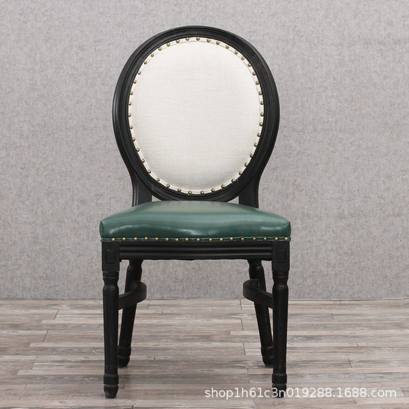Marco de madera negra + piel verde oscuro