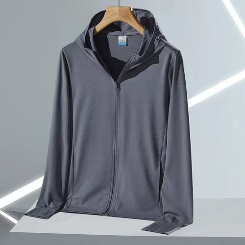 Unisex Summer Simple Outdoor Loose Sun Protection Shirt, Lightweight Loose Comfortable Breathable Casual Sun Shirt