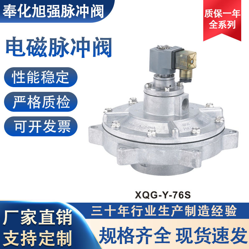 经典3寸淹没式电磁脉冲阀 XQG-Y-76S 法兰孔距226 除尘配件厂家