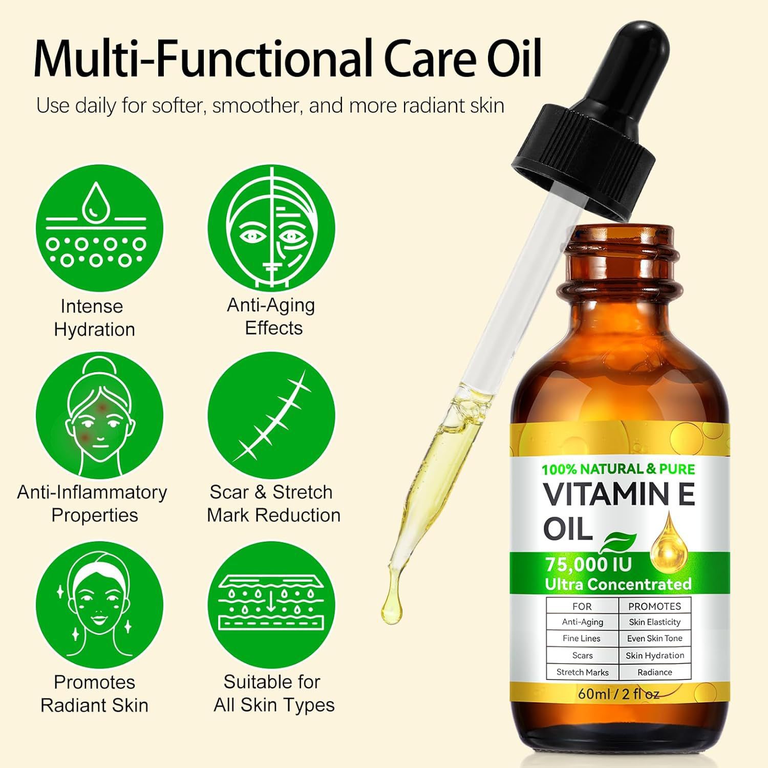 itamin E Oil Vitamina E Oil Orgánico para Cosméticos Vitamina E Oil