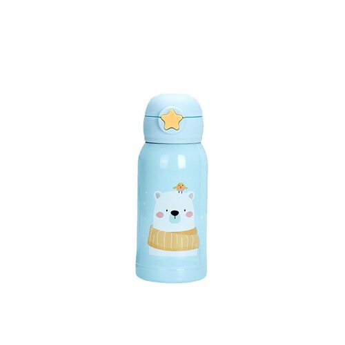 Stainless steel 316 smart children's insulated cup baby water bottle cute student cup straw cup gift wholesale