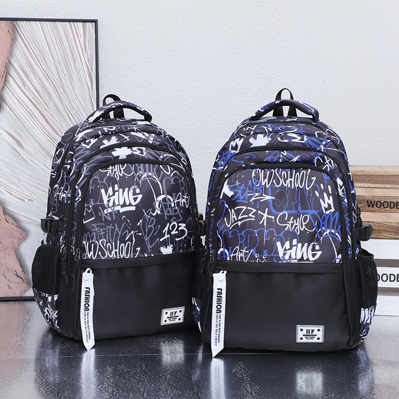 2024년 신상품 대용량 여행용 백팩 여성용 하라주쿠 중학생 캐주얼 책가방 대학생 한국