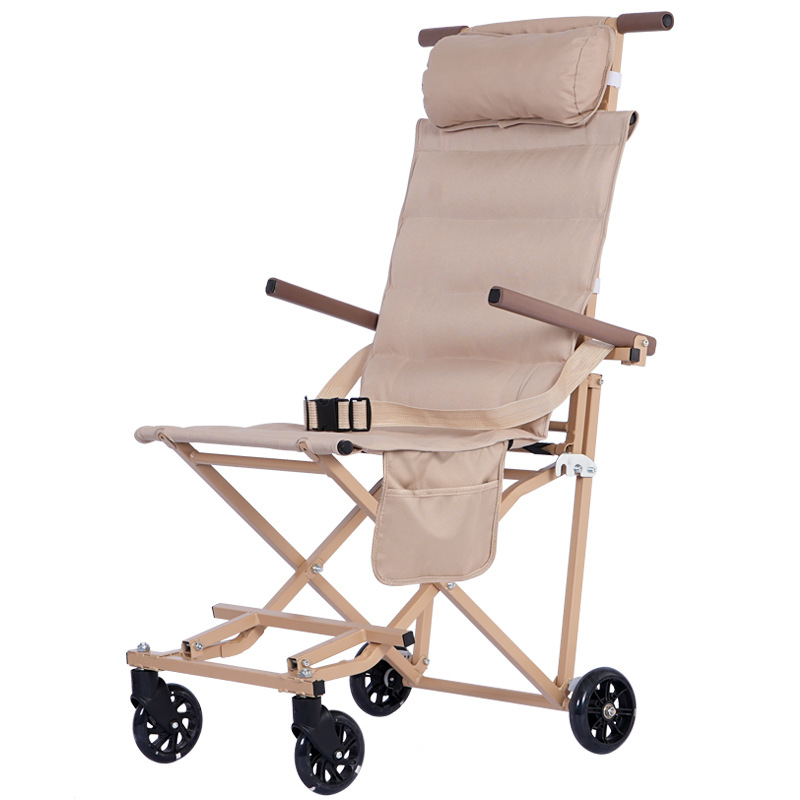 Carrito Plegable Portátil Multifuncional de Acero al Carbono Plegable para Al Aire Libre