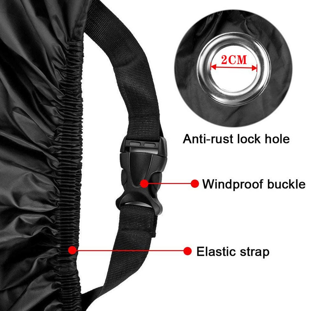 In-Stock Cross-Border 190t Motorcycle Cover Outdoor Car Cover Motorcycle Cover Electric Vehicle Waterproof Sun Protection Bicycle Cover