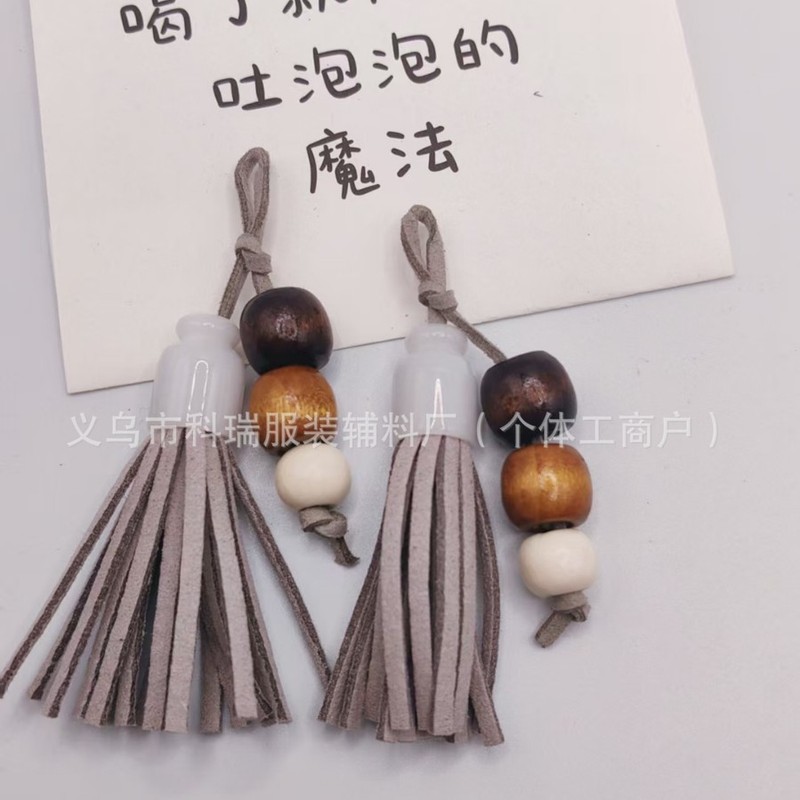 新款马丁鞋喵系美拉德珠链穿珠鞋挂包挂服装装饰品配件木珠别针球|undefined
