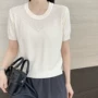 显瘦短袖夏季妈妈针织衫