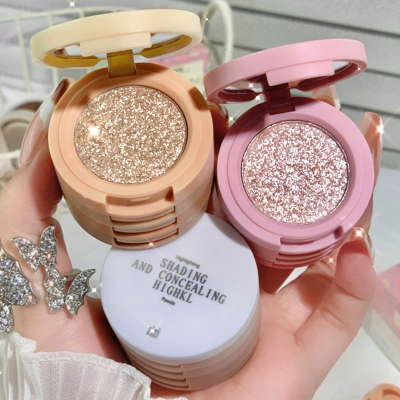 xixi Complex eye shadow, nail sequins, matte face blush, silhouette correction, earth tones