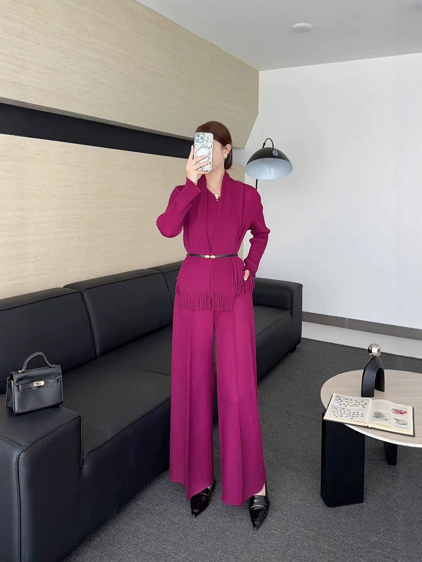 Модный элитный дизайн комплект, шарф с кисточками, европейский стиль, плюс-сайз, тренд сезона