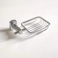 Factory Direct Sales Sanitary Hardware Pendant/2203 small rectangular base zinc alloy chrome soap
