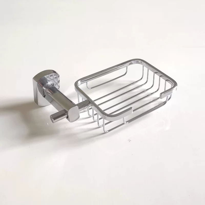 Factory Direct Sales Sanitary Hardware Pendant/2203 small rectangular base zinc alloy chrome soap