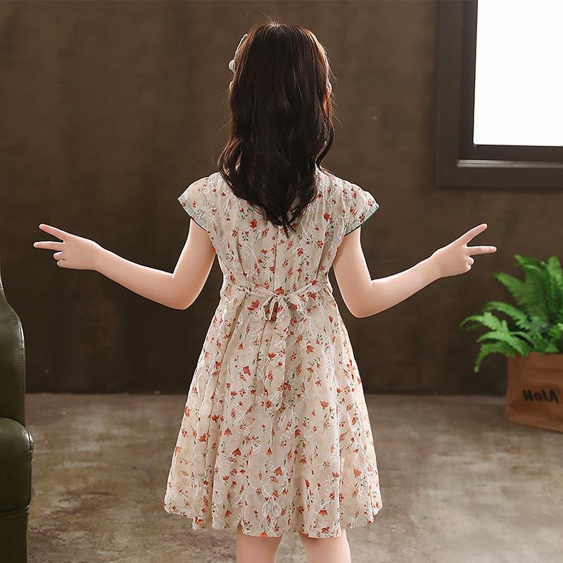 Hanfu, summer cheongsam, skirt, children's summer clothing, breathable small princess costume, dress, children's clothing, Chinese style 4