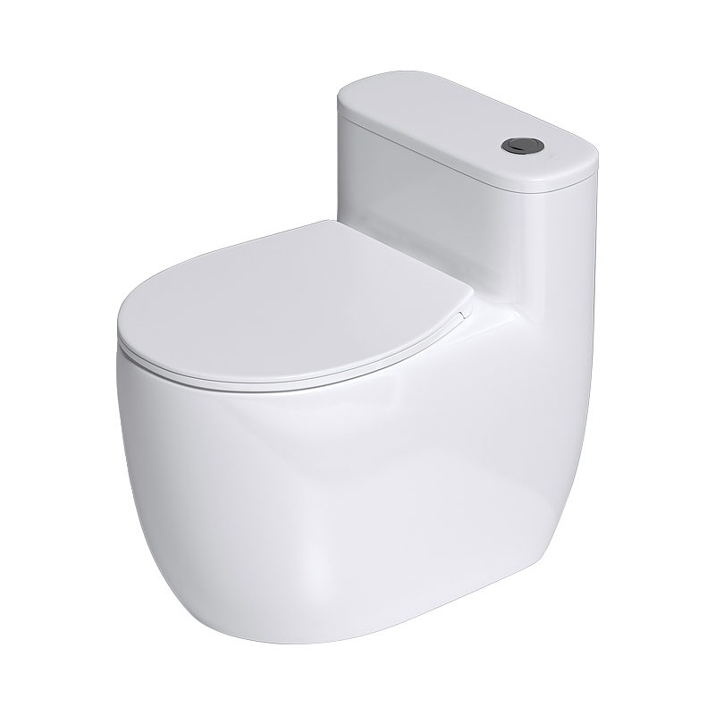 Nuevo tipo de inodoro doméstico común tipo pequeño asiento de inodoro tipo sifón de salpicadura de tamaño pequeño 61cm 58cm