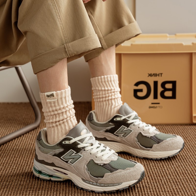 Socks Men's Autumn and Winter Thick Line Men's Mid-length Socks Japanese Style Trendy Retro Sports Ami Khaji Couple Long Cotton Socks