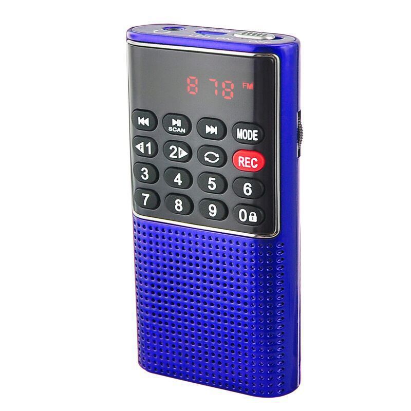 楽しいL-328のミニテープレコーダーのカードスピーカー多機能ラジオ音楽プレーヤーを伴って聴く|undefined