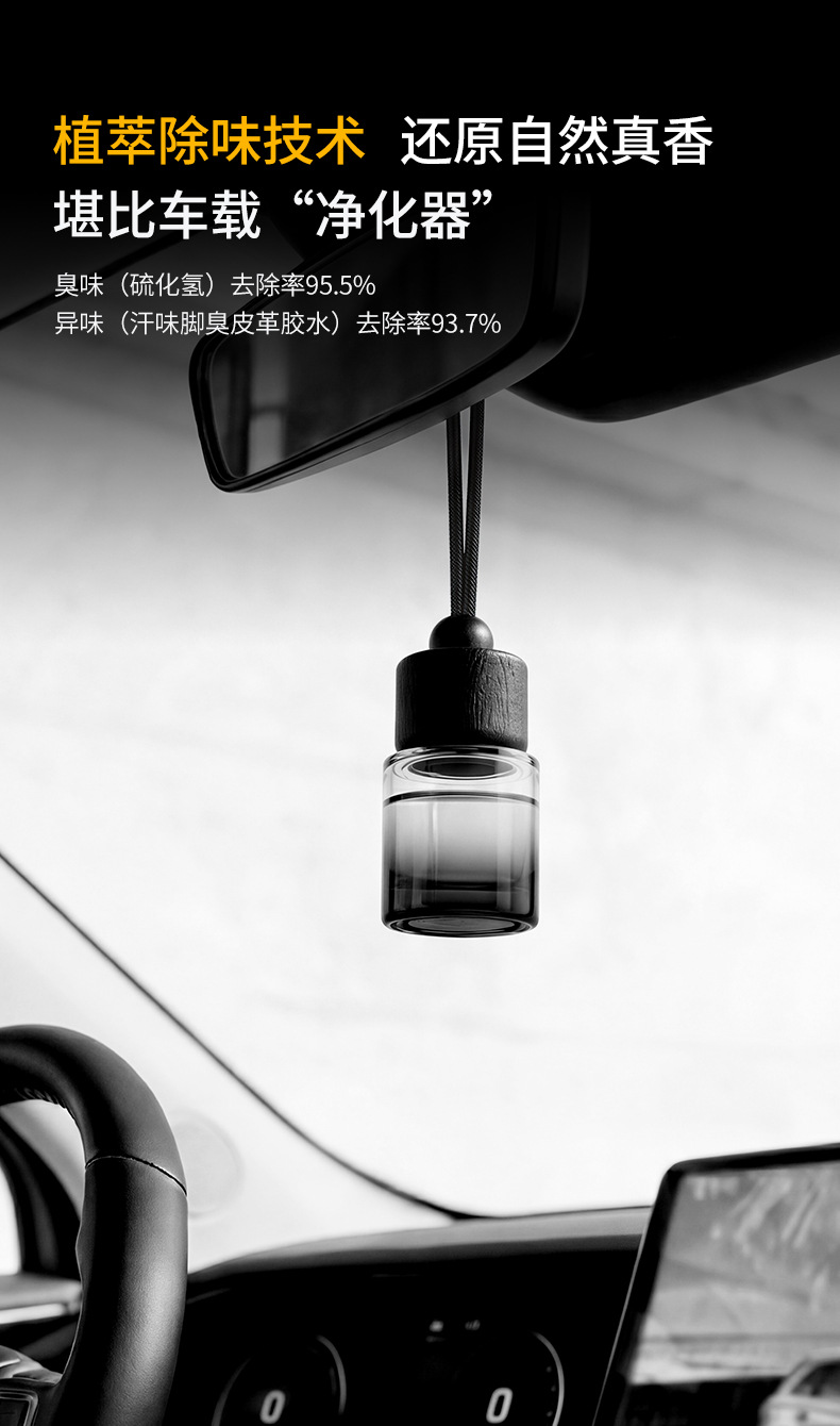Car-Mounted Fragrance Pendant, High-End Car Interior Fragrance Perfume Accessory, Long-Lasting Fragrance Specifically for Vehicles