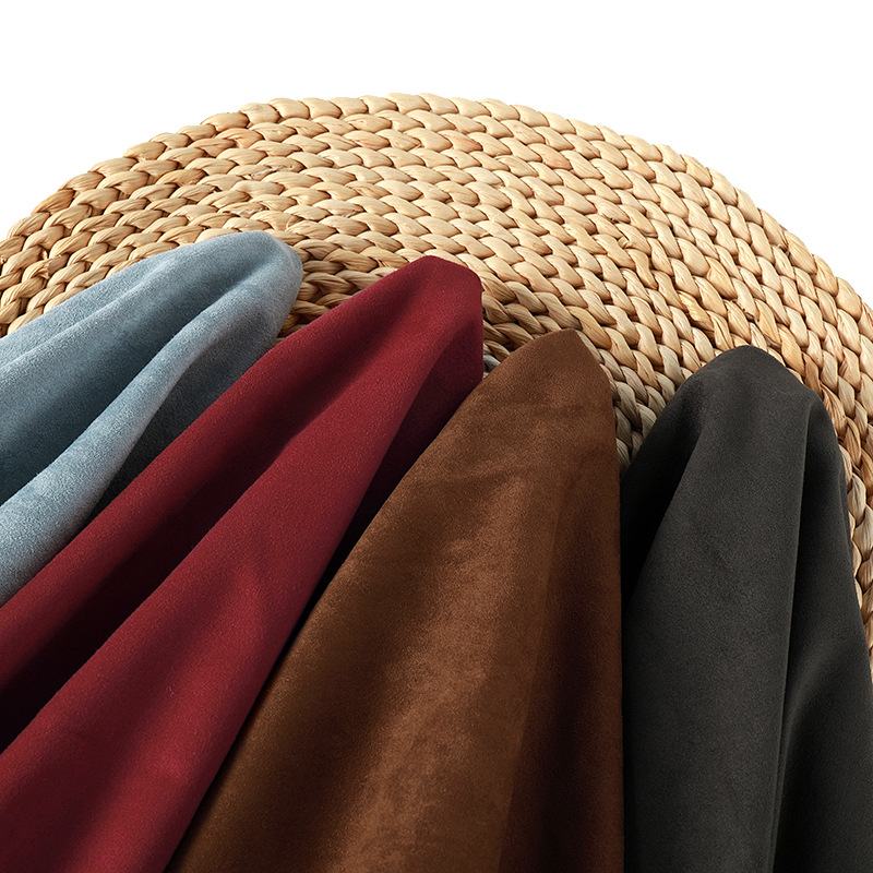 Brushed Faux Leather Fabric For Shoes, Bags, Hats - Suede-Like Short Hair Velvet For Car Headrests, Pillows And Apparel - Thumbnail 5