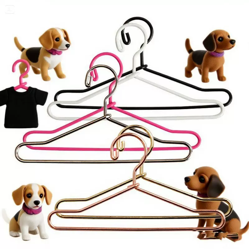 跨境洋娃娃配饰宠物衣服小衣架 玩偶公仔衣架 迷你小衣架