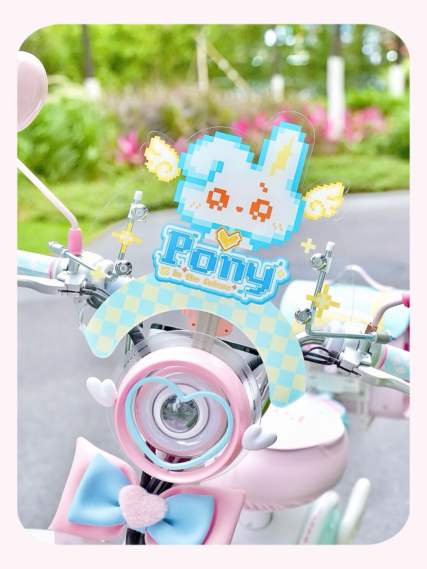 Suitable for Aima Metaverse Pony, Yadi, Tailg, and Niu Electric Scooters Front Windshield Decoration and Windscreen Accessories