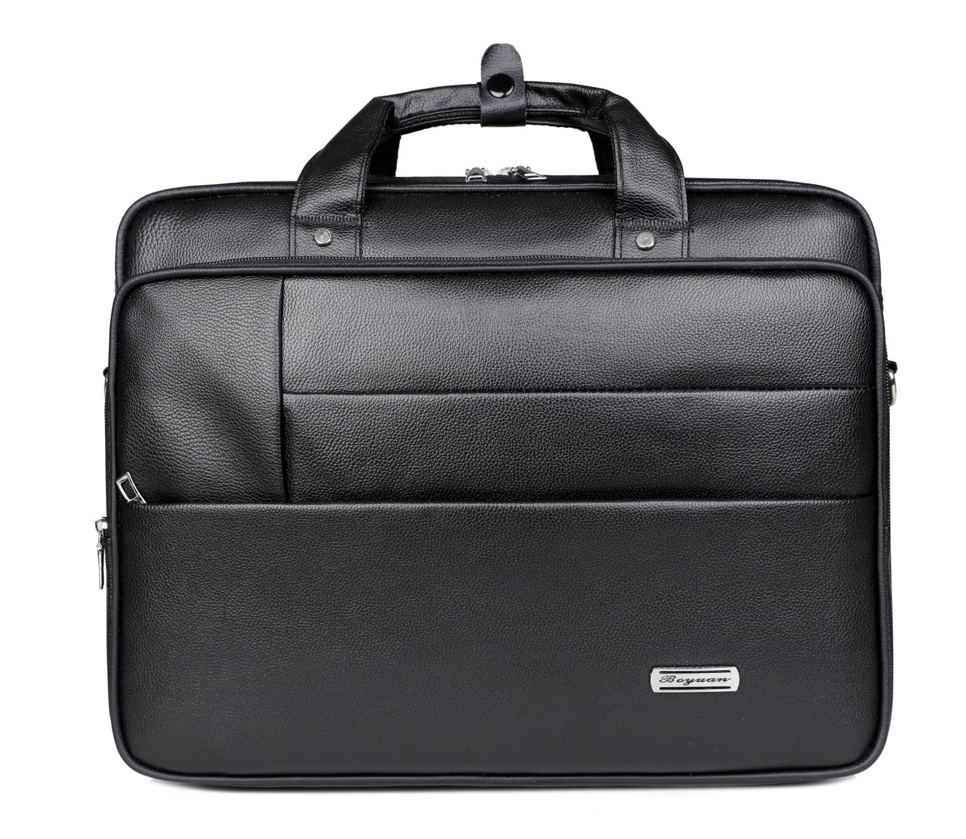 Maletín de negocios Bolso para computadora portátil de 15,6 pulgadas para hombres Cartera de negocios de documentos de gran capacidad Kit