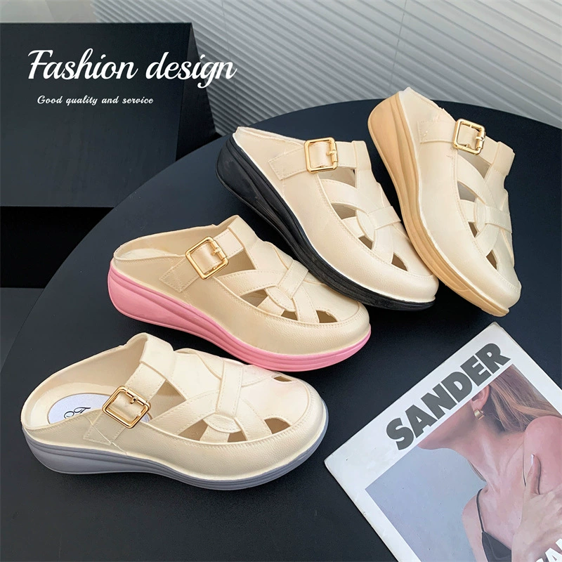 Летние тапки с полыми головами