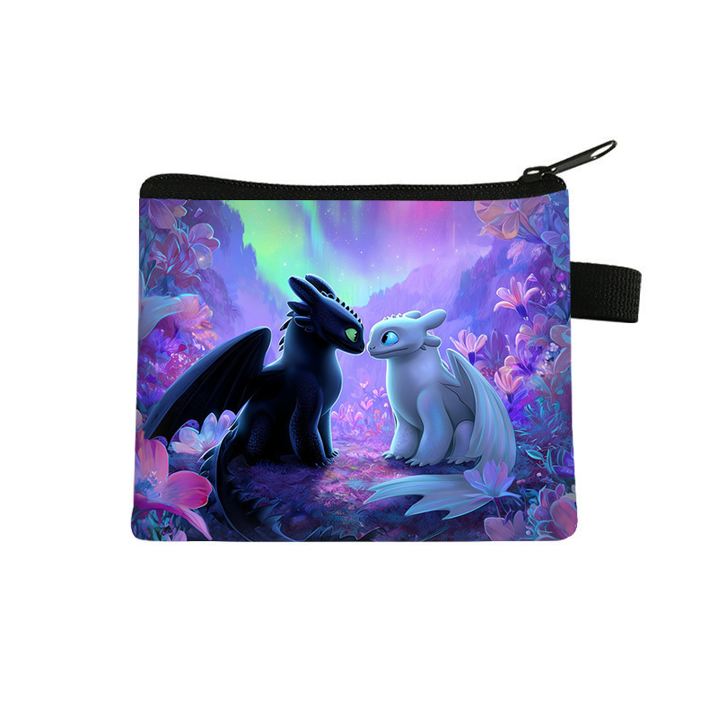 2026 New Model How to Train Your Dragon Coin Purse Children's Card Holder Fashion Cartoon Student Trendy Portable Storage Bag Cross-Border 2026 New Model How to Train Your Dragon Coin Purse Children's Card Holder Fashion Cartoon Student Trendy Portable Storage Bag Cross-Border