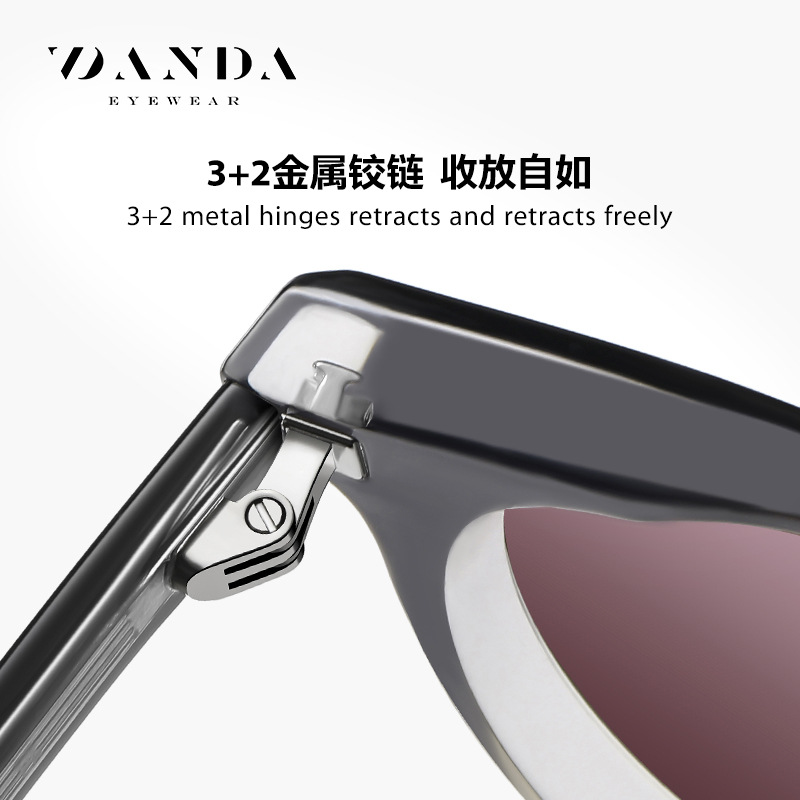 Nuevas gafas de sol polarizadas S31102 que conducen las gafas de sol de placa a prueba de UV hombres y mujeres mismas gafas de luz anti-azul