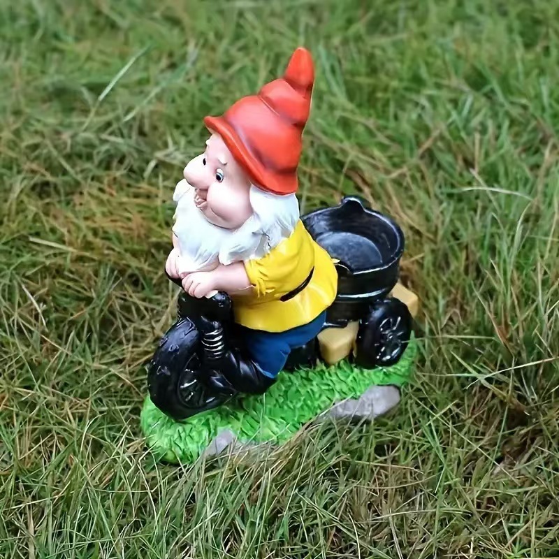 Cross-Border Garden Gnome Dwarf Statue Garden Figurine Resin Sculpture Decoration