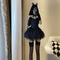 COSplay Маленькая фея Ангел демон костюм ночной клуб сексуальный жилет хочет играть роль горничной