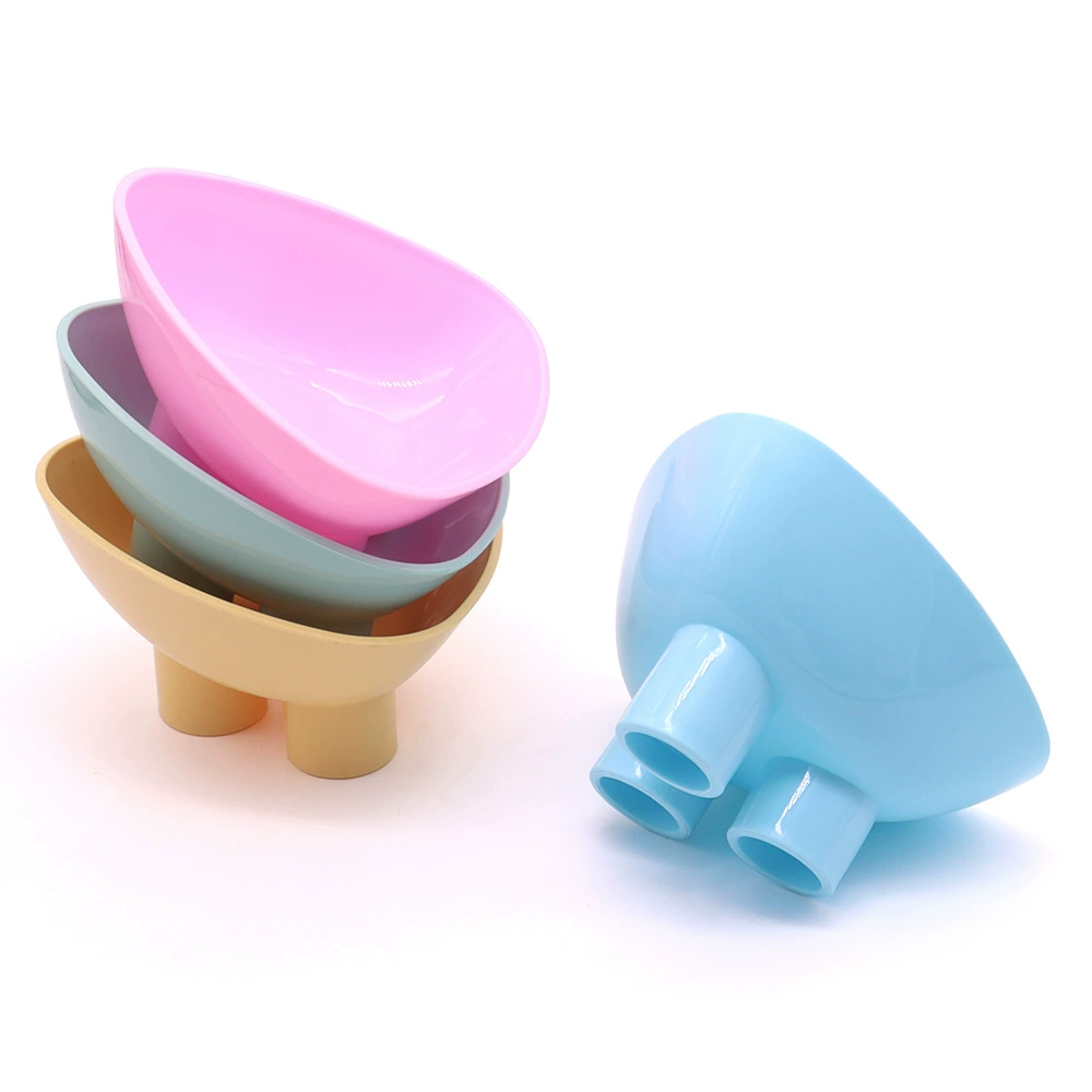 Высокая миска для кошек, милая миска для корма для домашних животных, миска для кошек, миска для кошачьего корма, наклонная миска, миска для кошачьего риса, поилка, пластиковая миска для кошек