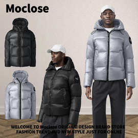 Moclose 欧美风黑标秋冬户外街头男女御寒保暖连帽面包羽绒服外套