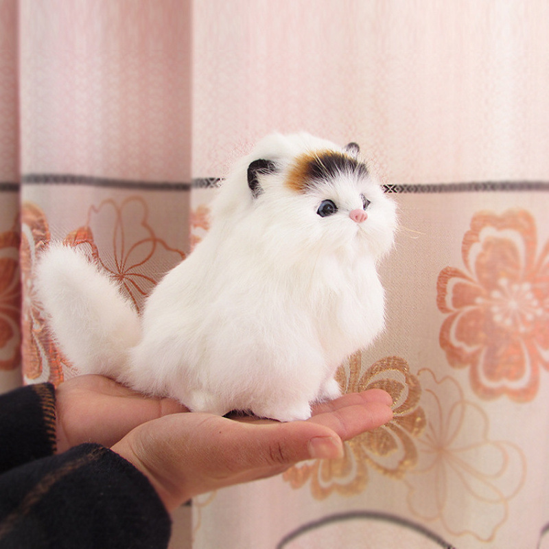 Llamará a un gato simulado, un gato simulado, juguetes de peluche, muñecas, animales, muñecas de gato simulado, regalos de cumpleaños.