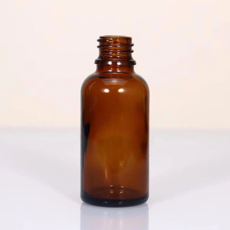 Botella de aceite esencial de 30ml botella de goteo de vidrio marrón botella de esencia de 5ml botella de aceite esencial protector de luz marrón