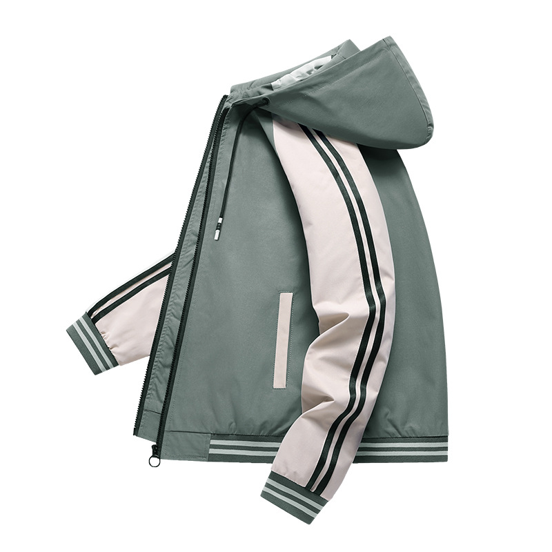 Chaqueta delgada de los hombres ocasionales de los deportes transfronterizos Primavera, Otoño e Invierno