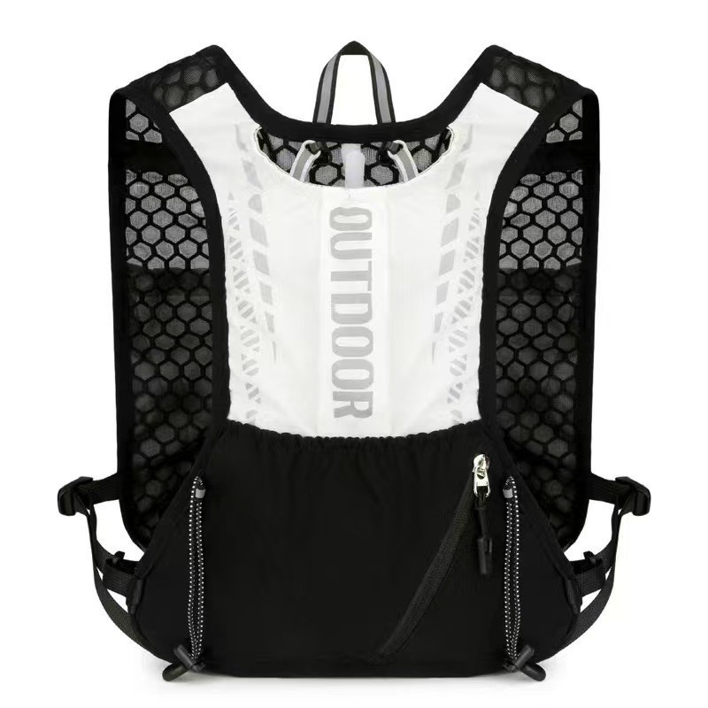 Amazon al aire libre caminando chaleco bolsa de bicicleta caminando chaleco bolsa deportiva de almacenamiento ligera bolsa de transporte en stock