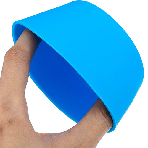 Cross-border best-selling camouflage silicone insulation cup cover, mixed color, 7.5cm x 9cm silicone space cup cover, base cover