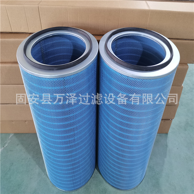 万泽工业风机DH320*900除尘滤芯 阻燃折叠除尘滤筒厂家现货